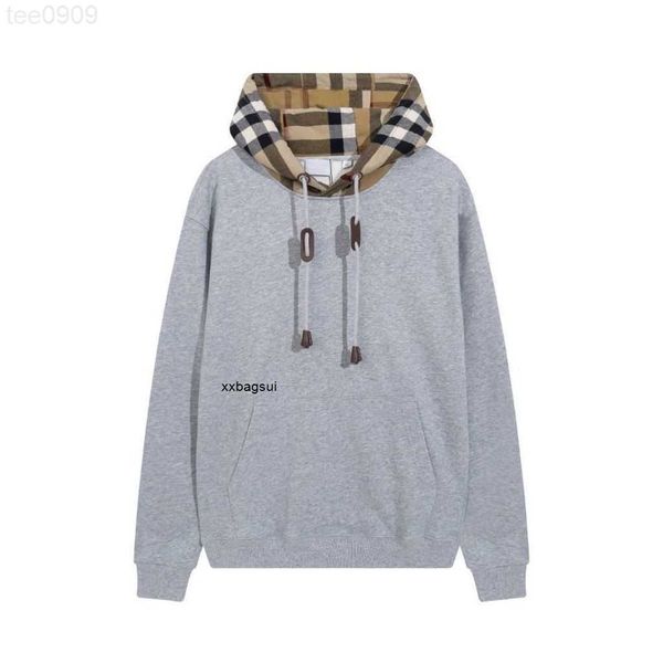 designer burbrerys mens hooded correct version of autumn and winter lattice hoodie loose long sleeved sweater for men women lovers casual si, Black
designer burbrerys mens hooded correct version of autumn and winter lattice hoodie loose long sleeved sweater for men women lovers casual si, Black