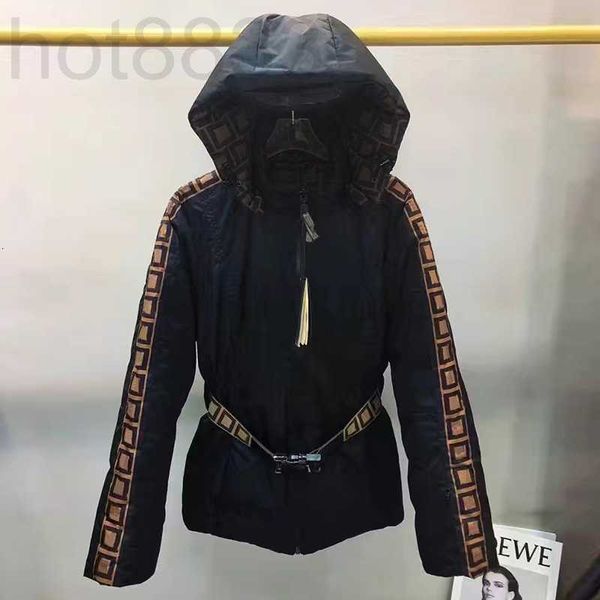 women's down & parkas designer womens jacket classic prakas winter fashion coats with hat belts letter pattern outerwear w52n, Black
women's down & parkas designer womens jacket classic prakas winter fashion coats with hat belts letter pattern outerwear w52n, Black