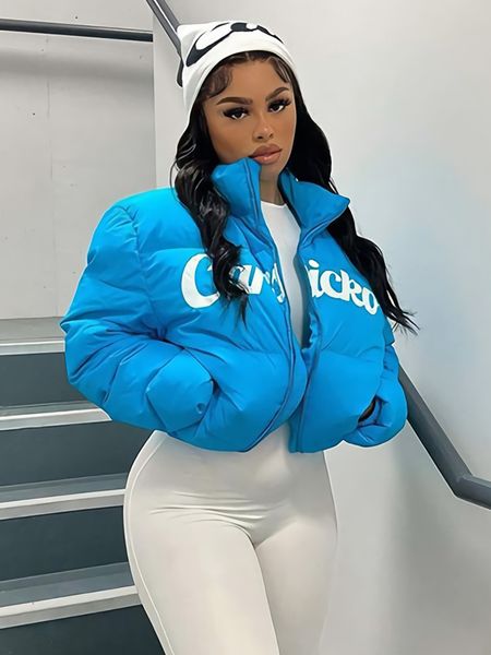 women s down parkas sifreyr letter print y2k puffer jacket fashion zipper pockets cotton padded cropped bubble coats casual female streetwea, Black
women s down parkas sifreyr letter print y2k puffer jacket fashion zipper pockets cotton padded cropped bubble coats casual female streetwea, Black