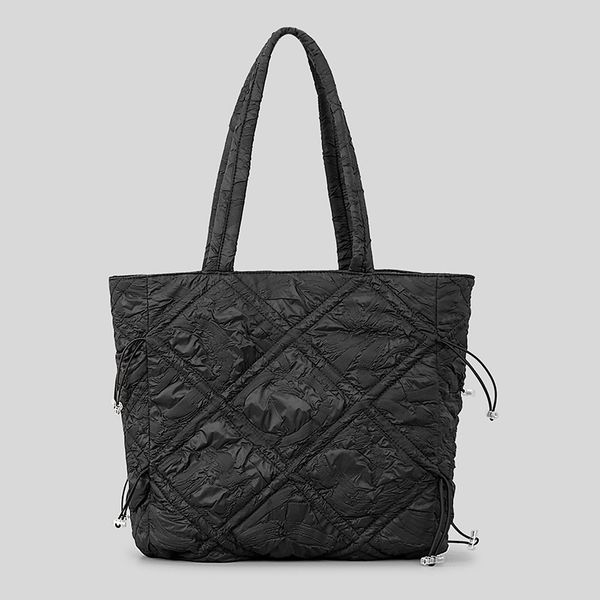 casual ruched canvas large tote bag designer drawsting women handbags quilted padded shoulder bags simple big shopper purse 2022, Black;red
casual ruched canvas large tote bag designer drawsting women handbags quilted padded shoulder bags simple big shopper purse 2022, Black;red
