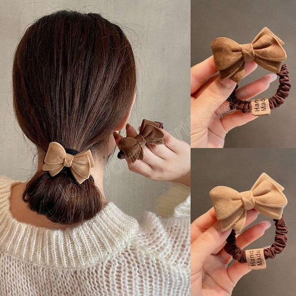 women elegant bow rubber elastic hair band girls ponytail holder scrunchie fashion hair accessories ornaments, Pink
women elegant bow rubber elastic hair band girls ponytail holder scrunchie fashion hair accessories ornaments, Pink