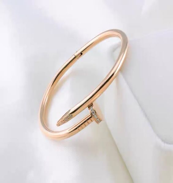 fashion bangle nail bracelet carti bracelets cuff bangle luxury jewelry silver for women titanium steel alloy gold plated craft never fade n, Black
fashion bangle nail bracelet carti bracelets cuff bangle luxury jewelry silver for women titanium steel alloy gold plated craft never fade n, Black