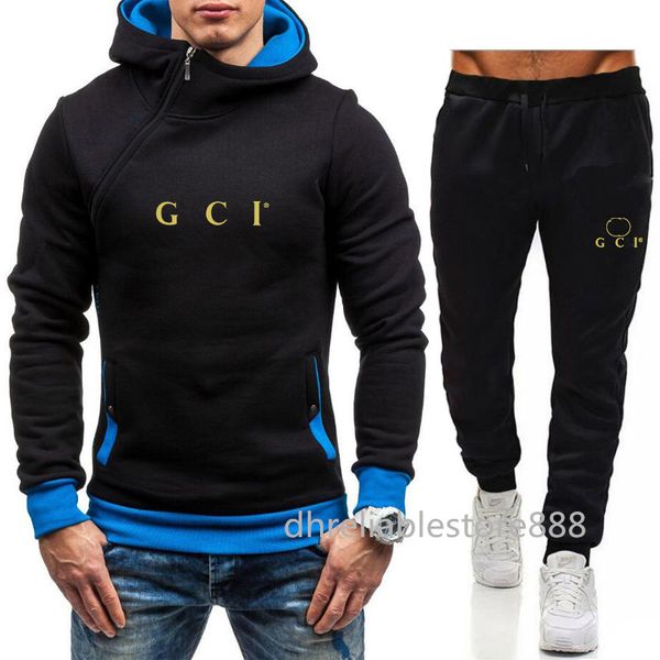 fashion men's tracksuits hooded 2 pieces set hoodie sweatshirt sweatpants sportwear jogging suit, Gray
fashion men's tracksuits hooded 2 pieces set hoodie sweatshirt sweatpants sportwear jogging suit, Gray