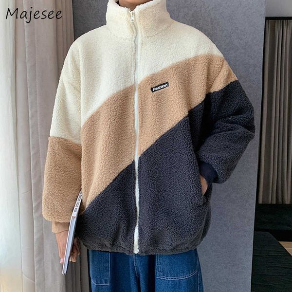 men's jackets winter jackets men japanese warm thicker stand collar teens fashion outwear baggy kpop stylish lambswool clothing dent t2, Black;brown
men's jackets winter jackets men japanese warm thicker stand collar teens fashion outwear baggy kpop stylish lambswool clothing dent t2, Black;brown