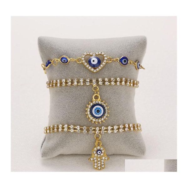charm bracelets classic turkish evil eye bracelet for women luxury aaa cubic zircon cz hamsa hand charm trend female party jewelry g dhzuq, Golden;silver
charm bracelets classic turkish evil eye bracelet for women luxury aaa cubic zircon cz hamsa hand charm trend female party jewelry g dhzuq, Golden;silver