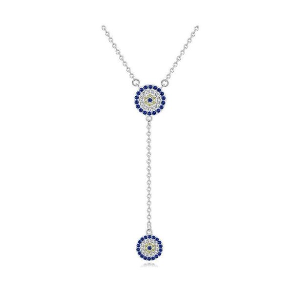 pendant necklaces kaletine 100 925 sterling sier necklace women luck round pendant evil eye necklaces blue zircon long link fashion dhnrw, Silver
pendant necklaces kaletine 100 925 sterling sier necklace women luck round pendant evil eye necklaces blue zircon long link fashion dhnrw, Silver