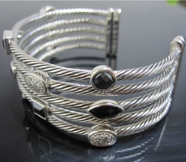 retro chain 925 sterling silver bangle for women blue z five row bracelet black onyx bracelets design jewelry christmas gifts mother's
retro chain 925 sterling silver bangle for women blue z five row bracelet black onyx bracelets design jewelry christmas gifts mother's
