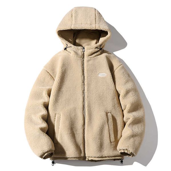 men's jackets plus velvet lamb wool coat thick winter men oversized hoodie new loose warm padded jacket couple parkas fashion outerwear, Black;brown
men's jackets plus velvet lamb wool coat thick winter men oversized hoodie new loose warm padded jacket couple parkas fashion outerwear, Black;brown