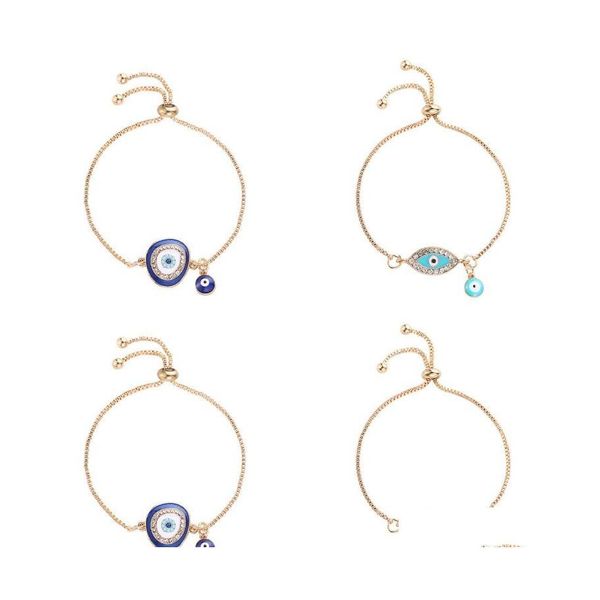 charm bracelets turkish lucky blue crystal evil eye bracelets for women handmade gold chains jewelry bracelet woman 71 r2 drop delive dhqdt, Golden;silver
charm bracelets turkish lucky blue crystal evil eye bracelets for women handmade gold chains jewelry bracelet woman 71 r2 drop delive dhqdt, Golden;silver