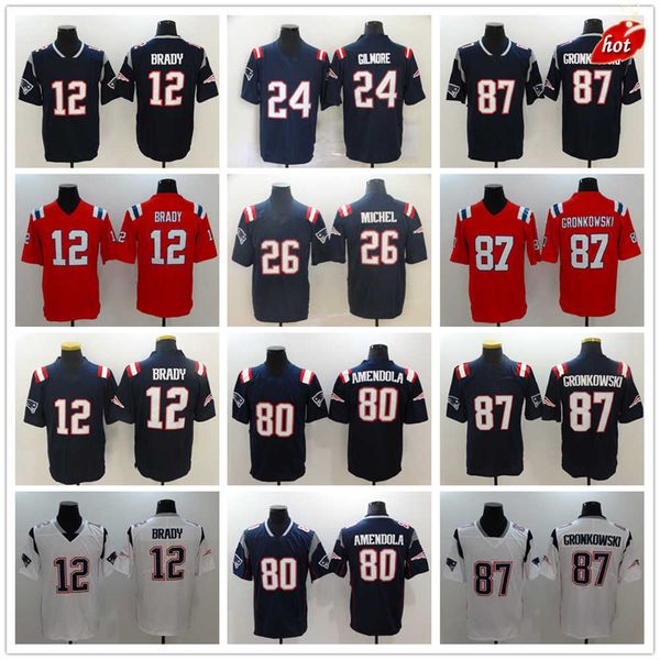 2023 football jerseys 12 brady 24 stephon gilmore 26 sony michel 54 hightower 80 amendola 87 cronkowski stitched jersey, Black;red
2023 football jerseys 12 brady 24 stephon gilmore 26 sony michel 54 hightower 80 amendola 87 cronkowski stitched jersey, Black;red