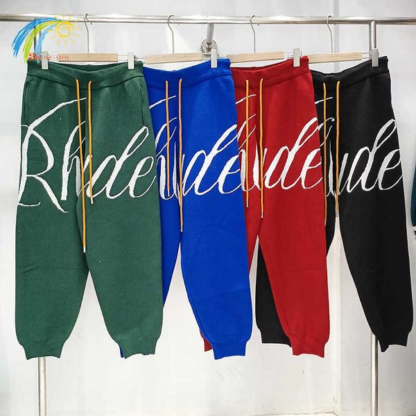 men's pants green black blue red vintage knitted sweatpants men women big jacquard casual pants drawstring t221205
men's pants green black blue red vintage knitted sweatpants men women big jacquard casual pants drawstring t221205