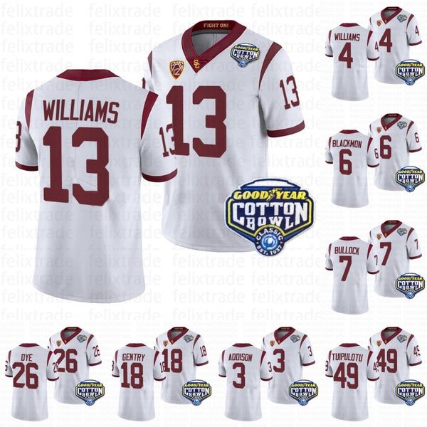 american college football wear usc trojans 2023 cotton bowl college football jersey southern california reggie bush troy polamalu caleb will, Black
american college football wear usc trojans 2023 cotton bowl college football jersey southern california reggie bush troy polamalu caleb will, Black