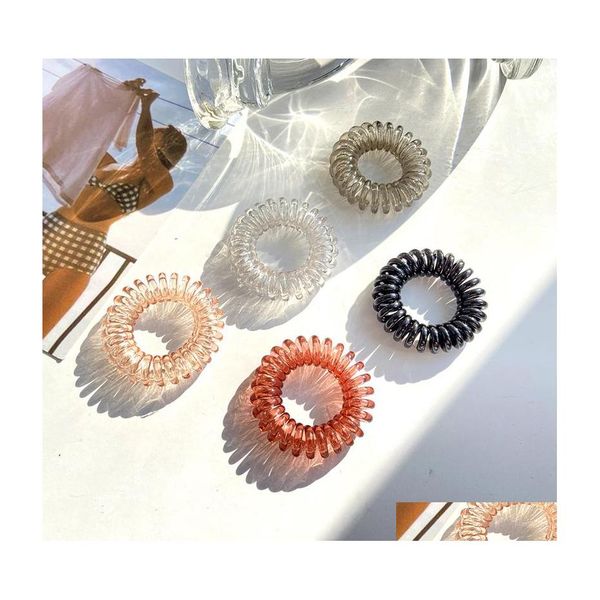 hair rubber bands telephone wire elastic clear hair rubber bands plastic no crease coil hairtie ponytail hairaccessories c3 drop del dhr16, Pink
hair rubber bands telephone wire elastic clear hair rubber bands plastic no crease coil hairtie ponytail hairaccessories c3 drop del dhr16, Pink