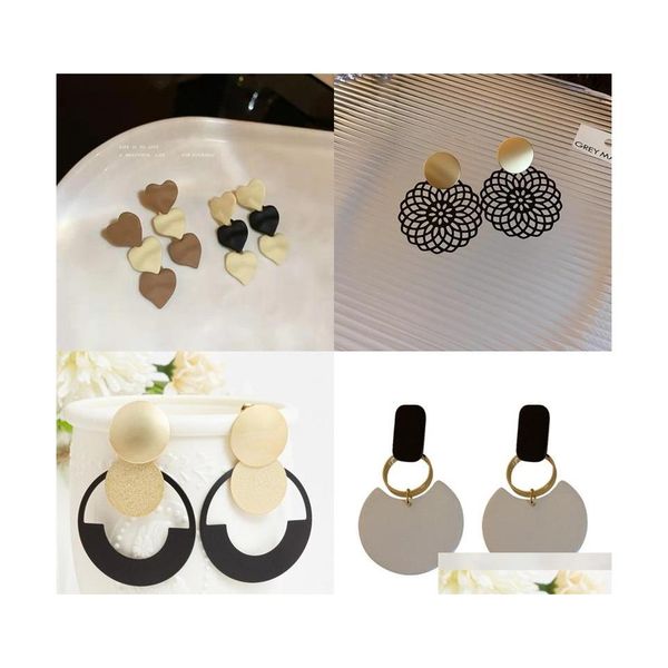 dangle chandelier summer style golden drop earrings for women geomatric black long hanging earring triangle jewelry earing bijoute dhykr, Silver
dangle chandelier summer style golden drop earrings for women geomatric black long hanging earring triangle jewelry earing bijoute dhykr, Silver