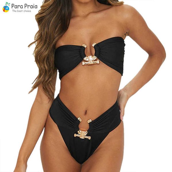 bras sets para praia 2022 10 colors push up bikini women swimwear metal bandeau thong bikini brazilian swimsuit female bathing suit t221206, Red;black
bras sets para praia 2022 10 colors push up bikini women swimwear metal bandeau thong bikini brazilian swimsuit female bathing suit t221206, Red;black