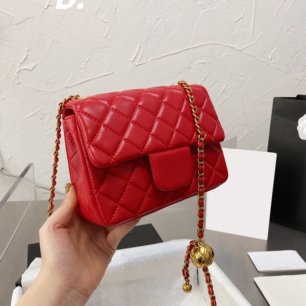 french womens classic mini flap sqaure bags quilted matelasse chains adjustable shoulder strap gold ball metal famous designer luxury handba
french womens classic mini flap sqaure bags quilted matelasse chains adjustable shoulder strap gold ball metal famous designer luxury handba