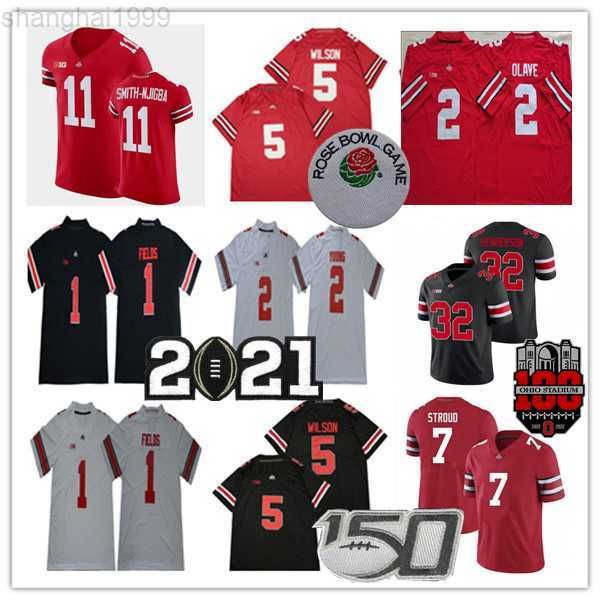 american college football wear football jersey ohio state buckeyes osu c.j. stroud chris olave garrett wilson treveyon henderson jaxon smith, Black
american college football wear football jersey ohio state buckeyes osu c.j. stroud chris olave garrett wilson treveyon henderson jaxon smith, Black