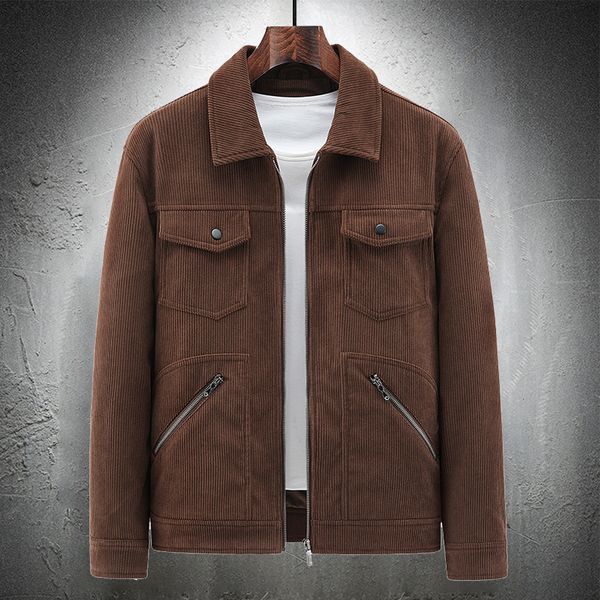mens jackets corduroy jacket men vintage style lightweight autumn jacket turndown collar high street casual jacket men coffee coats thin coo, Black;brown
mens jackets corduroy jacket men vintage style lightweight autumn jacket turndown collar high street casual jacket men coffee coats thin coo, Black;brown