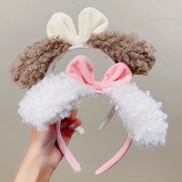 cute plush big ears bow hairbands for girls lovely headband selfie props hair hoop fashion hair accessories, Slivery;white
cute plush big ears bow hairbands for girls lovely headband selfie props hair hoop fashion hair accessories, Slivery;white