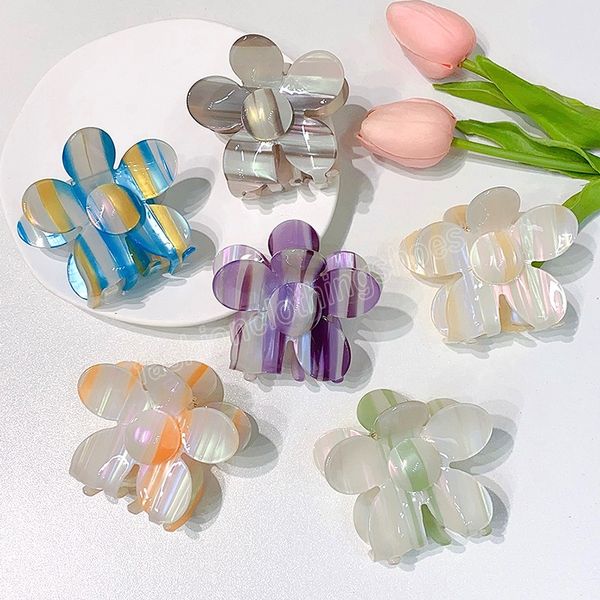 colorful flower high-grade acetate hair claw for women long thick hairclip toothed hairpin fashion hair accessories, Slivery;white
colorful flower high-grade acetate hair claw for women long thick hairclip toothed hairpin fashion hair accessories, Slivery;white