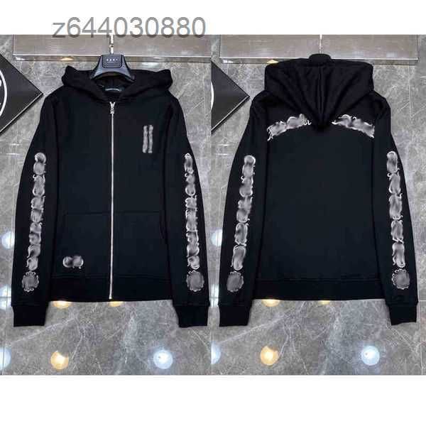 men's hoodies sweatshirts designer chrome brand luxury jackets zipper men horseshoe cross print ch women loose coat casual sweater yh, Black
men's hoodies sweatshirts designer chrome brand luxury jackets zipper men horseshoe cross print ch women loose coat casual sweater yh, Black