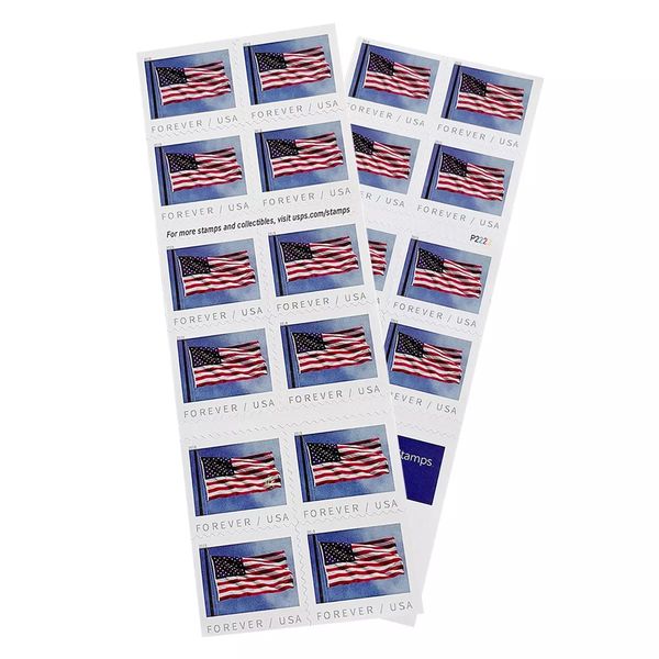 us flag first - class rate stamps one roll of 100 for envelopes letters postcard office cards mail supplies anniversary birthdays wedding ce
us flag first - class rate stamps one roll of 100 for envelopes letters postcard office cards mail supplies anniversary birthdays wedding ce