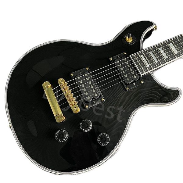 lvychina electric guitar black golden accessories factory direct sales can be customized
lvychina electric guitar black golden accessories factory direct sales can be customized