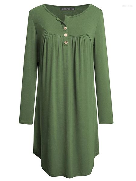 casual dresses autumn women classy solid color with button loose shift day dress a172, Black;gray
casual dresses autumn women classy solid color with button loose shift day dress a172, Black;gray