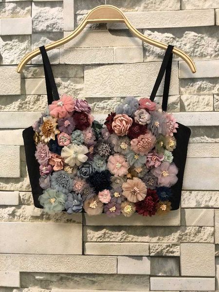 classic new flower color matching vest short soft fairy multicolor suspender versatile wrap chest and wear vest, White
classic new flower color matching vest short soft fairy multicolor suspender versatile wrap chest and wear vest, White