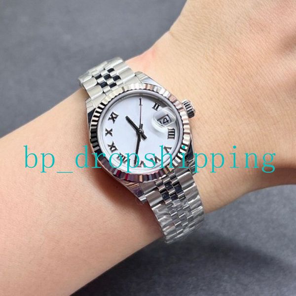 luxury watch ladies 31mm white roman digital dial stainless steel resistant silver jubilee watchband automatic mechanical sapphire glass spo, Slivery;brown
luxury watch ladies 31mm white roman digital dial stainless steel resistant silver jubilee watchband automatic mechanical sapphire glass spo, Slivery;brown