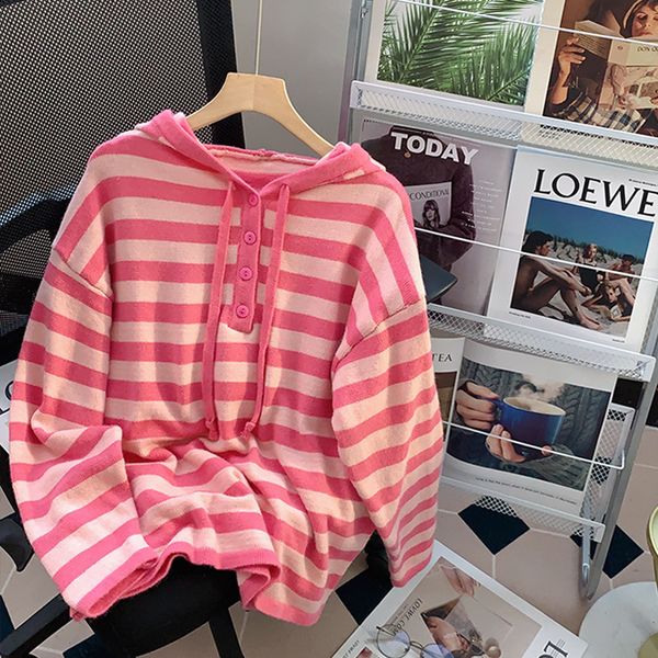 women s knits tees autumn winter sweaters pullover long sleeve jumper loose women knitted jumpers striped sweater hoodies 221206, White
women s knits tees autumn winter sweaters pullover long sleeve jumper loose women knitted jumpers striped sweater hoodies 221206, White