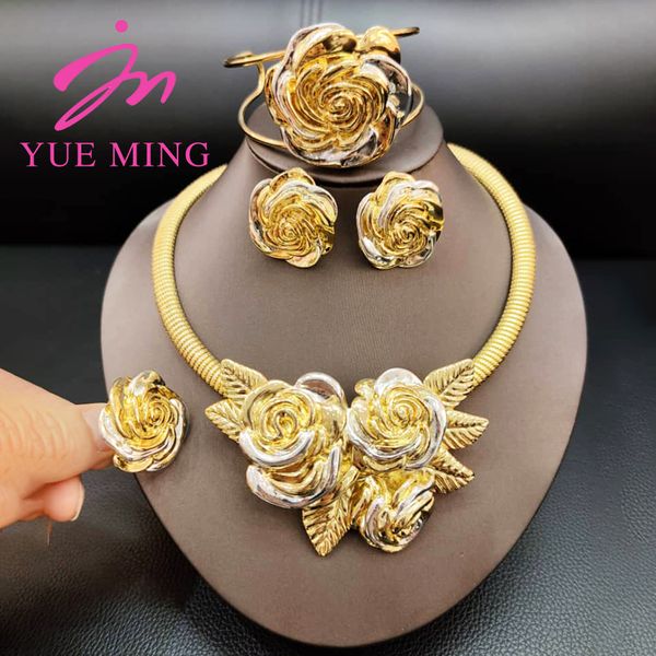 wedding jewelry sets ym flower shape set for women 18k gold plated necklace ring bracelet bridal earring luxurious copper dubai party 221207, Slivery;golden
wedding jewelry sets ym flower shape set for women 18k gold plated necklace ring bracelet bridal earring luxurious copper dubai party 221207, Slivery;golden