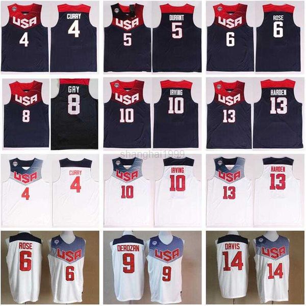 college basketball wears 2023 usa basketball jersey dream team eleven 4 stephen curry 5 thompson 6 derrick rose 10 kyrie irving james harden, Black
college basketball wears 2023 usa basketball jersey dream team eleven 4 stephen curry 5 thompson 6 derrick rose 10 kyrie irving james harden, Black