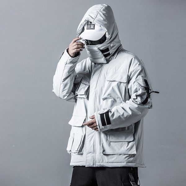 men's down parkas s winter jackets streetwear casual cargo parkas tactics function hoody coat multi pocket warm male clothes harajuku 2, Black
men's down parkas s winter jackets streetwear casual cargo parkas tactics function hoody coat multi pocket warm male clothes harajuku 2, Black
