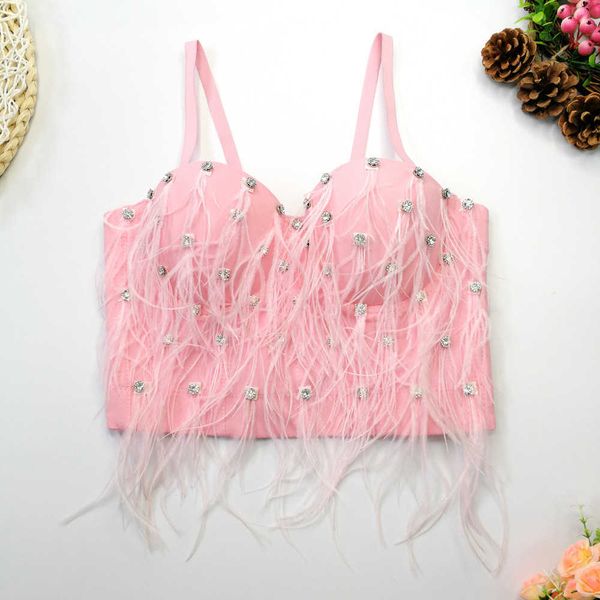 feather tassel nail bead suspender wear underwear short bright diamond with fur inside with bottomed bra women's winter, White
feather tassel nail bead suspender wear underwear short bright diamond with fur inside with bottomed bra women's winter, White