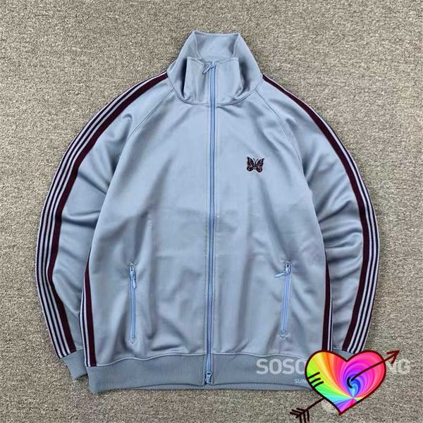 men's jackets blue needles jacket 2022 men women 1 1 butterfly embroidery needles coats track jackets awge outerwear t221206, Black;brown
men's jackets blue needles jacket 2022 men women 1 1 butterfly embroidery needles coats track jackets awge outerwear t221206, Black;brown