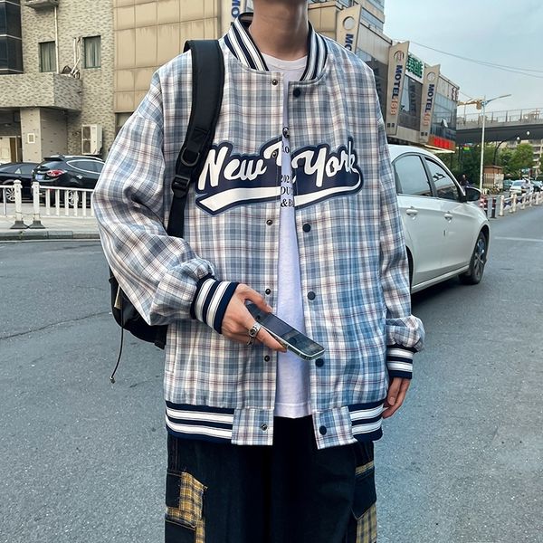 mens jackets vintage plaid baseball jacket men american street hiphop loose printed baseball couple varsity jacket for men 221207, Black;brown
mens jackets vintage plaid baseball jacket men american street hiphop loose printed baseball couple varsity jacket for men 221207, Black;brown