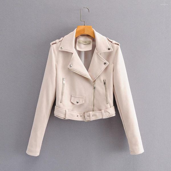 women's leather 2022 jacket women korean coats black faux coat turn down collar suede zipper belted yellow purple
women's leather 2022 jacket women korean coats black faux coat turn down collar suede zipper belted yellow purple