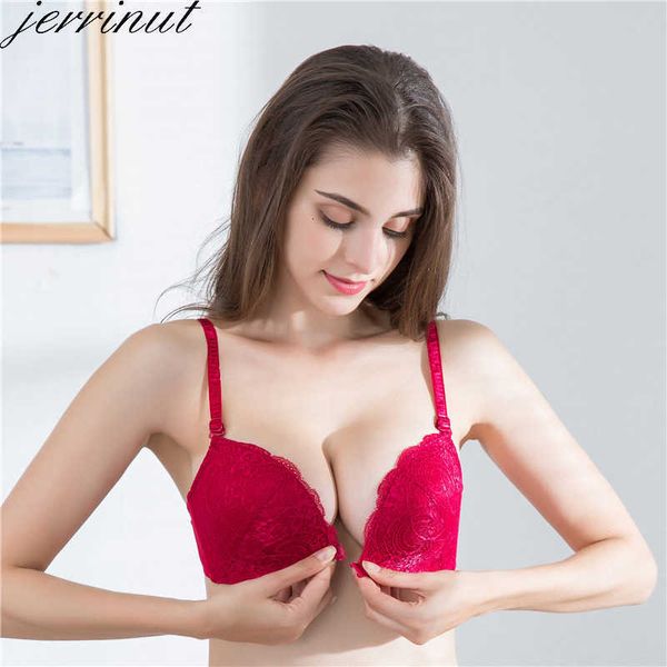 jerrinut front closure bras for women underwear lace bralette push up brassiere bh wireless bra breathable soutien gorge, Red;black
jerrinut front closure bras for women underwear lace bralette push up brassiere bh wireless bra breathable soutien gorge, Red;black