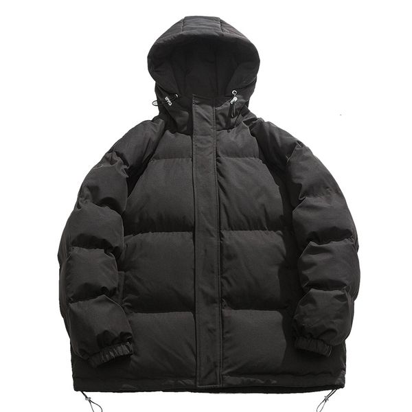 men's down parkas winter jacket men hooded casual loose warm mens solid collar thickened coat man 221207, Black
men's down parkas winter jacket men hooded casual loose warm mens solid collar thickened coat man 221207, Black