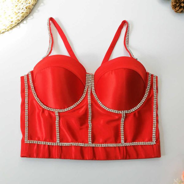acetic acid satin suspender vest women wear tight waist fishbone bra women's satin smooth nail bead rhinestone top, White
acetic acid satin suspender vest women wear tight waist fishbone bra women's satin smooth nail bead rhinestone top, White