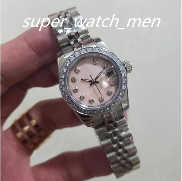 multicolor quality lady automatic diamonds sapphire crystal mechanical stainless steel luxury rose gold pink 36mm 26mm watch wristwatch, Slivery;brown
multicolor quality lady automatic diamonds sapphire crystal mechanical stainless steel luxury rose gold pink 36mm 26mm watch wristwatch, Slivery;brown