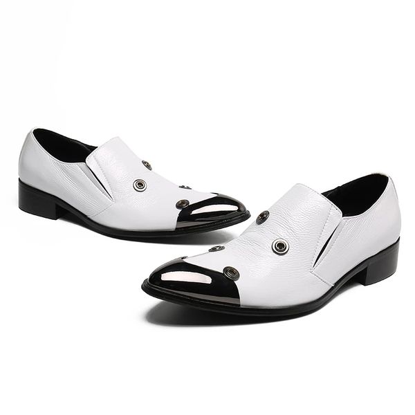 italian pointed toe genuine leather male shoes white wedding party formal dress shoes slip on men casual business dress shoes, Black
italian pointed toe genuine leather male shoes white wedding party formal dress shoes slip on men casual business dress shoes, Black