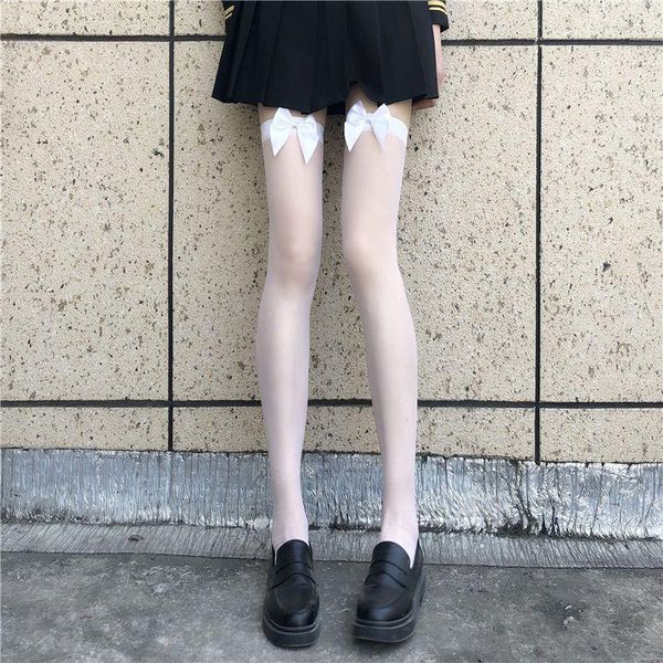 women socks lolita lace stockings thigh high over knee nylon long hosiery anime bow quality, Black;white
women socks lolita lace stockings thigh high over knee nylon long hosiery anime bow quality, Black;white