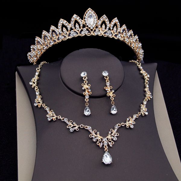 wedding jewelry sets fashion crystal bridal for women tiaras earrings necklace crown dress bride set accessories 221207, Slivery;golden
wedding jewelry sets fashion crystal bridal for women tiaras earrings necklace crown dress bride set accessories 221207, Slivery;golden