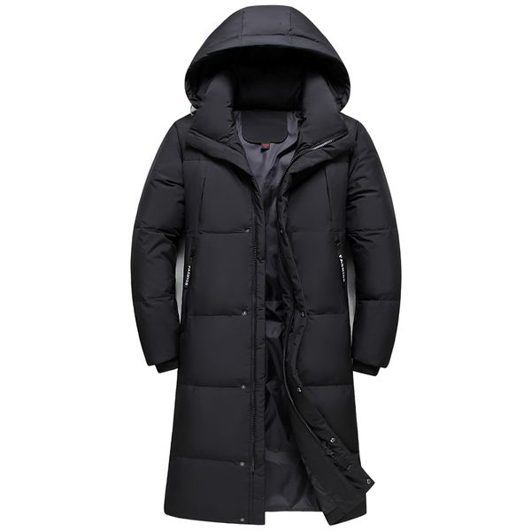 

mens down parkas arrival winter jackets overcoat fashion thicken warm 90% white duck coats for hooded black long parka 221207
