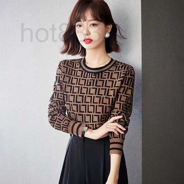 women's sweaters designer autumn new fashion versatile temperament round neck slim classic plaid long sleeve t-shirt women ed9v, White;black
women's sweaters designer autumn new fashion versatile temperament round neck slim classic plaid long sleeve t-shirt women ed9v, White;black