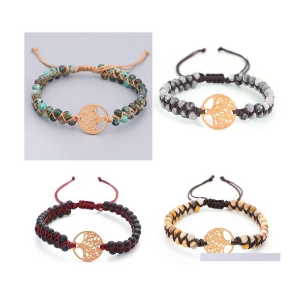 beaded handmade natural african stone beaded bracelets boho yoga wrap bracelet bangle tree of life braided charm 129 d3 drop deliver dhhmz, Black
beaded handmade natural african stone beaded bracelets boho yoga wrap bracelet bangle tree of life braided charm 129 d3 drop deliver dhhmz, Black