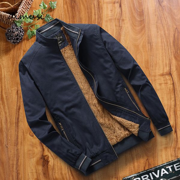 men's jackets dimusi fleece mens pilot bomber jacket warm male fashion baseball hip hop coats slim fit thermal clothing 221206, Black;brown
men's jackets dimusi fleece mens pilot bomber jacket warm male fashion baseball hip hop coats slim fit thermal clothing 221206, Black;brown