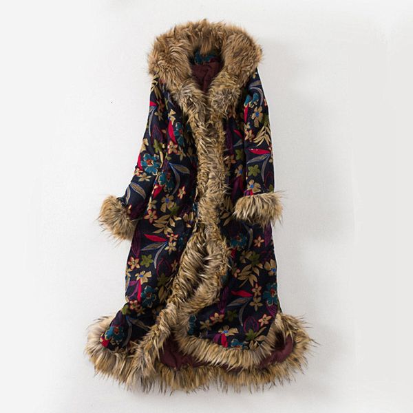 women s down parkas ethnic style winter coat fur collar long dust windbreaker cotton linen vintage padded clothes jaqueta feminina 859 22120, Black
women s down parkas ethnic style winter coat fur collar long dust windbreaker cotton linen vintage padded clothes jaqueta feminina 859 22120, Black